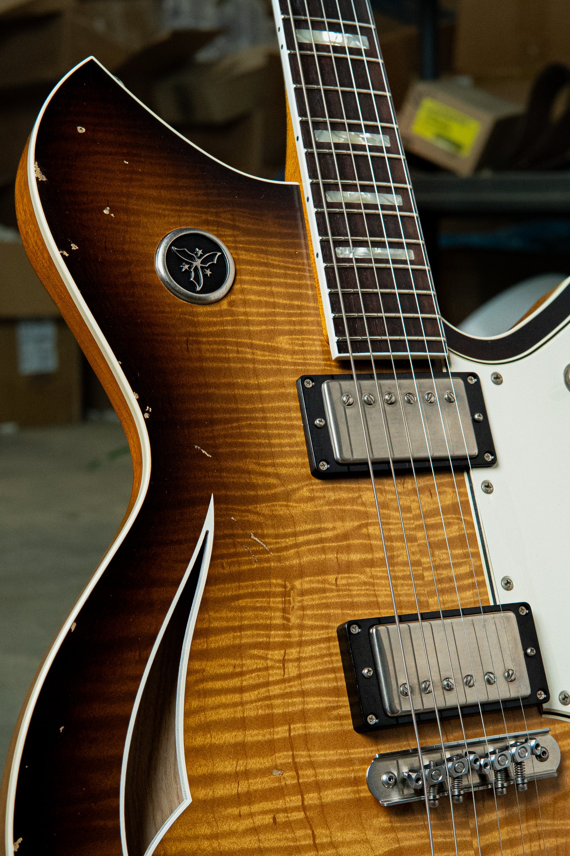 Maple Top MIRIS JHH - Amber Burst | NAMM 26 - Image 2